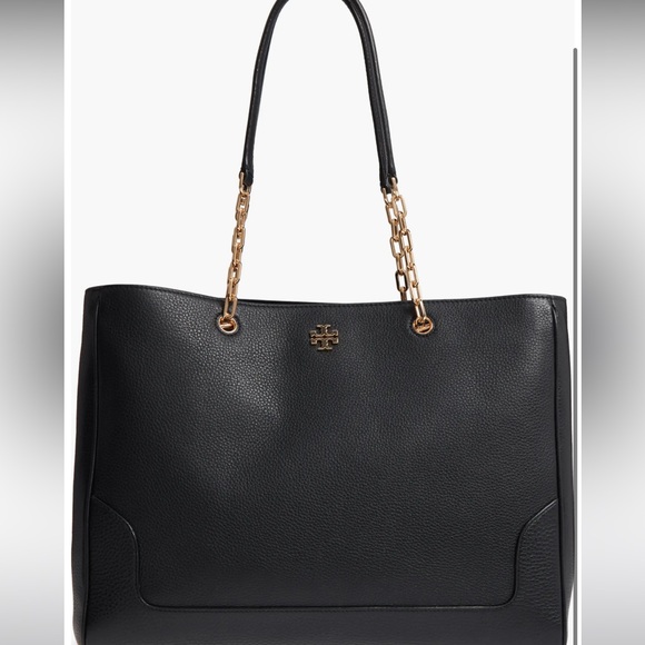 Tory Burch Handbags - NWOT Tory Burch Marsden Pebbled Black Leather Tote